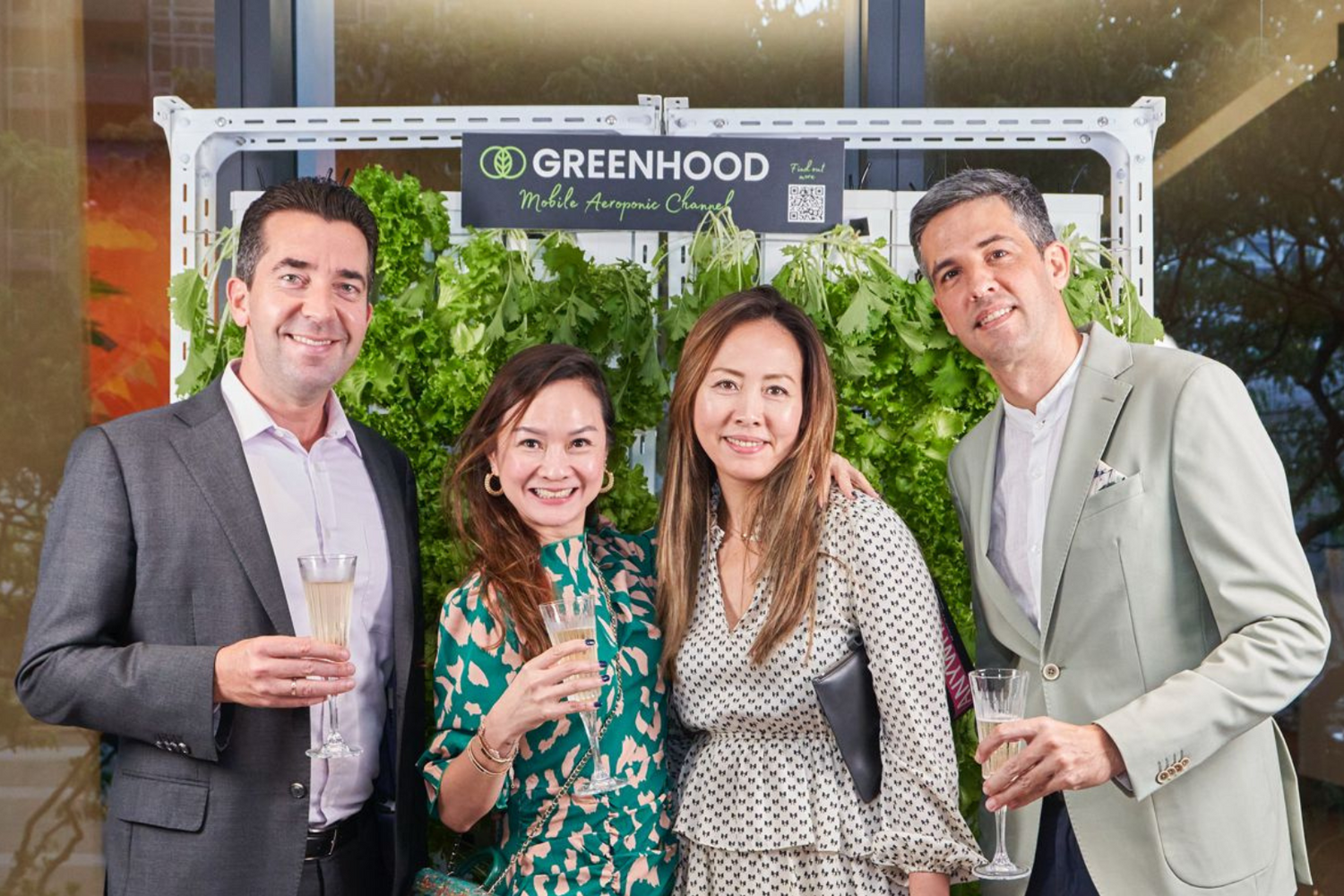 Edible green wall - Andaz