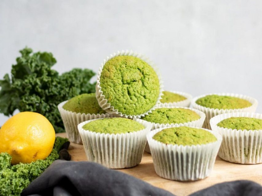 Lemon Kale Muffins