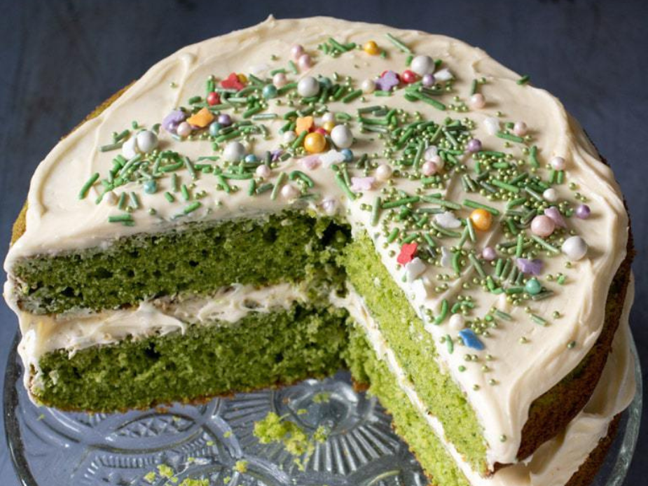 Vanilla Spinach Cake