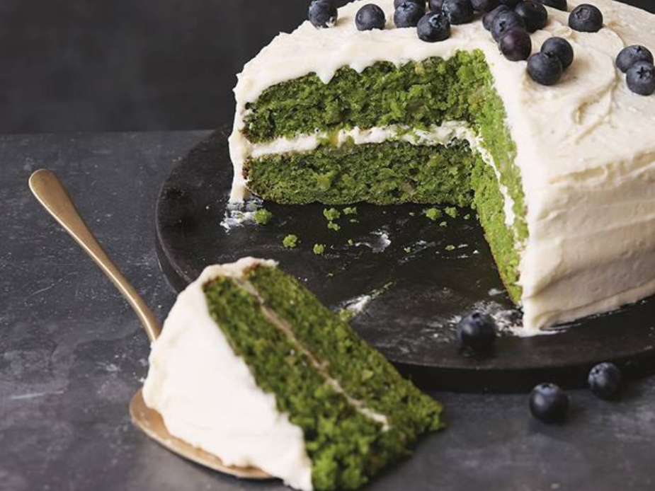 Kale Cake with Apple Frosting