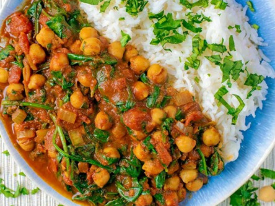 Chickpea and Spinach Curry