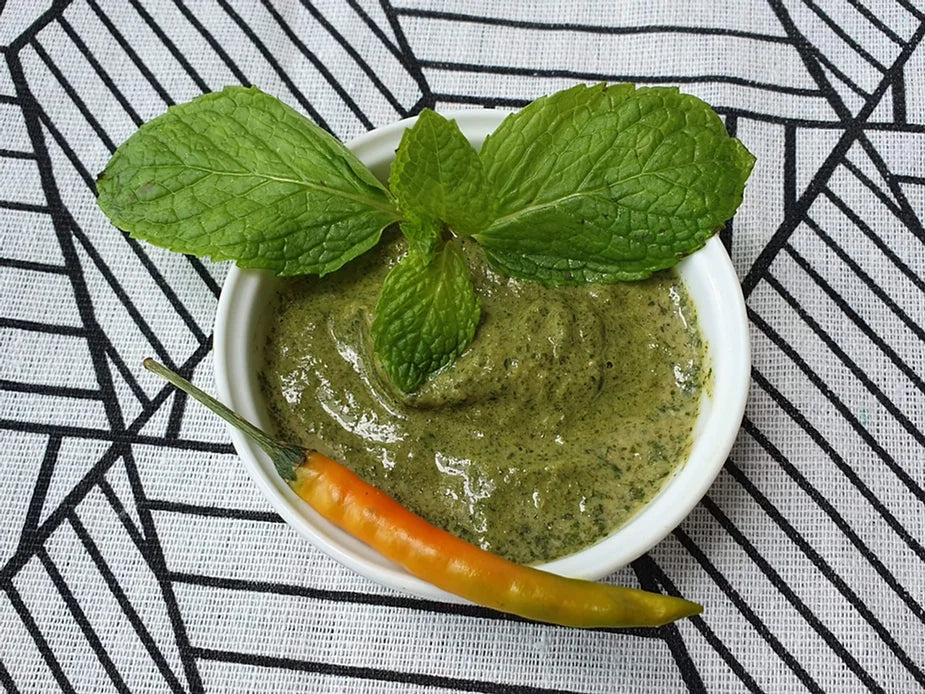 Tangy Cilantro & Mint Chutney