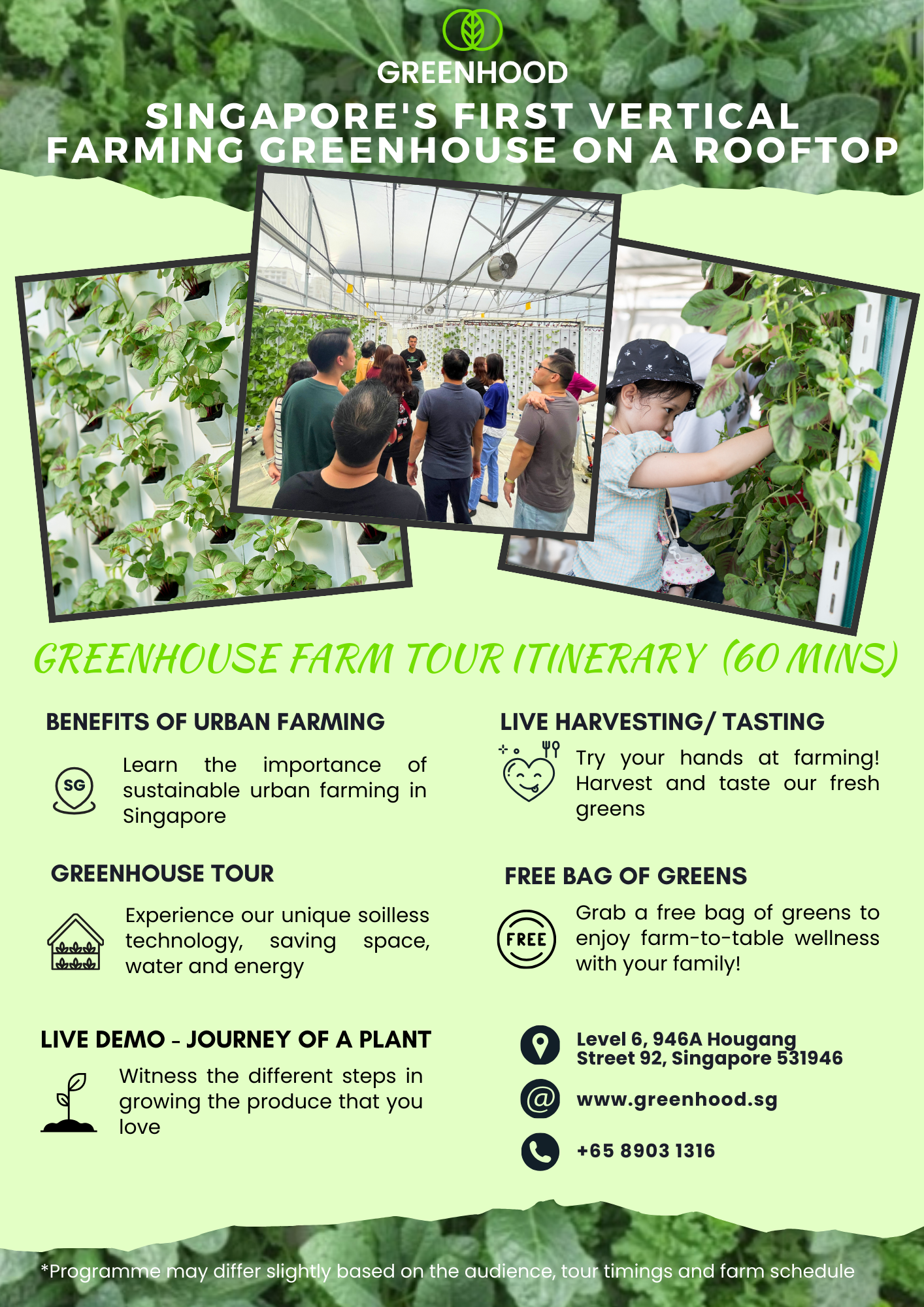 greenhouse tour